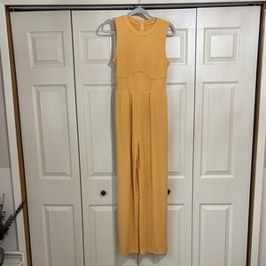 Cider Women’s Sleeveless Yellow Jumpsuit